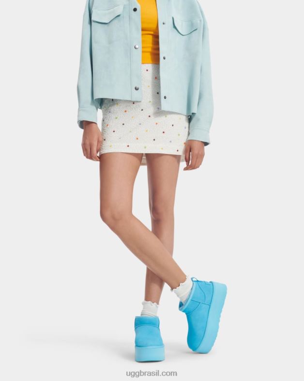 céu de verão 4VTTD634 UGG todo gênero plataforma ultra mini clássica