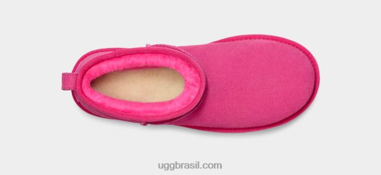 caramelo rosa 4VTTD632 UGG todo gênero plataforma ultra mini clássica