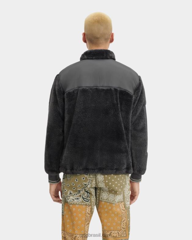 carvão / tumbleweed 4VTTD289 UGG todo gênero jaqueta sherpa esportiva landyn
