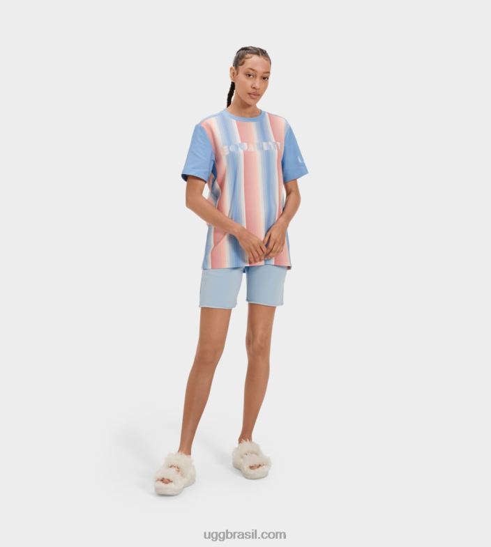 listras de orgulho 4VTTD2223 UGG todo gênero camiseta com logotipo do orgulho