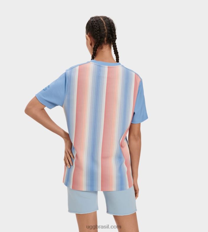 listras de orgulho 4VTTD2223 UGG todo gênero camiseta com logotipo do orgulho