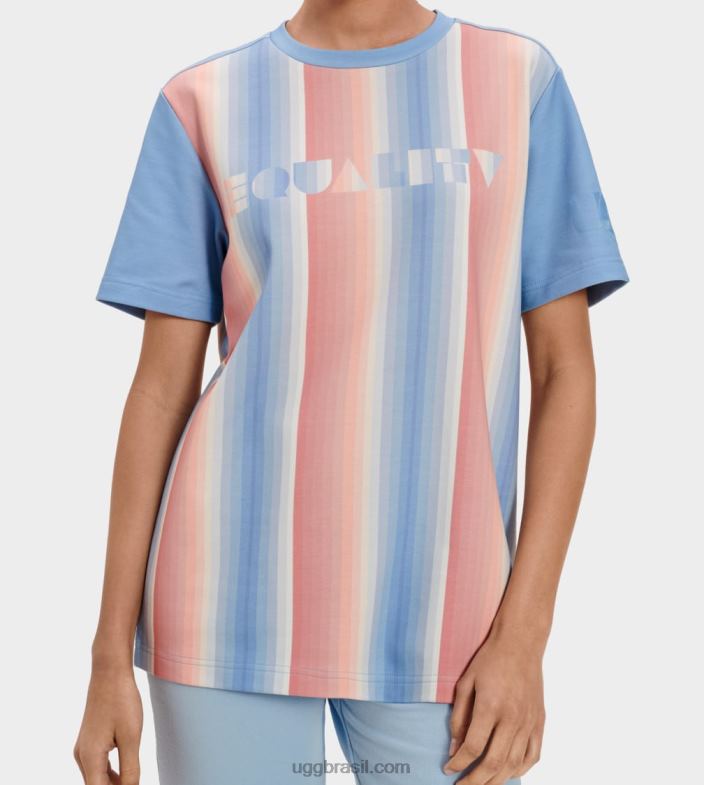 listras de orgulho 4VTTD2223 UGG todo gênero camiseta com logotipo do orgulho