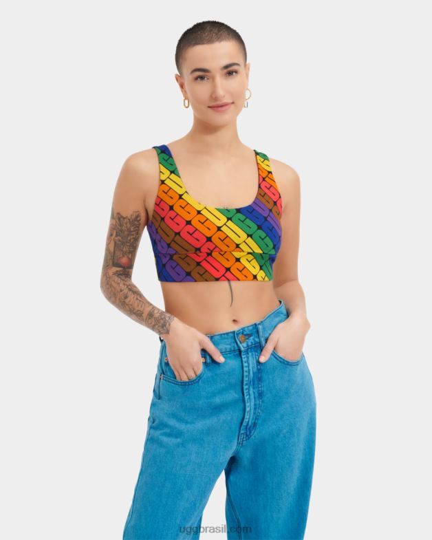 logotipo do arco-íris 4VTTD190 UGG todo gênero zayley bralette orgulho