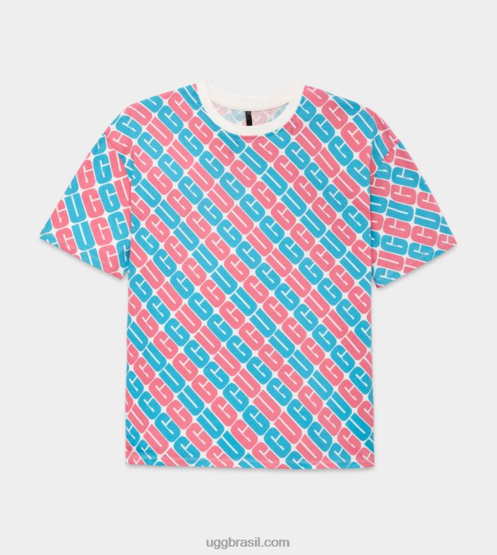 logotipo do orgulho 4VTTD2222 UGG todo gênero camiseta oversized toni orgulho