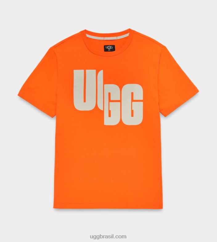 refrigerante de laranja 4VTTD1402 UGG todo gênero camiseta oversized logo chopd
