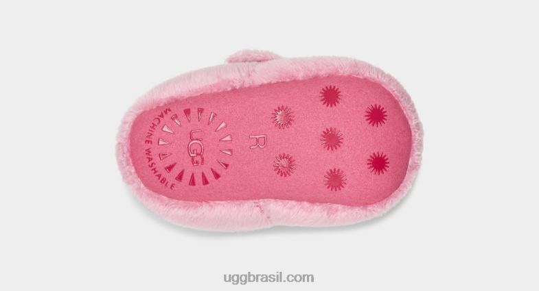 Chiclete 4VTTD2008 UGG bebê botinha bixbee e cobertor lovey