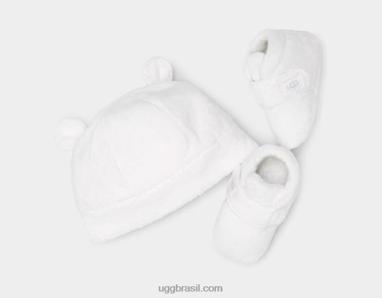 branco de branco 4VTTD2034 UGG bebê bixbee e gorro