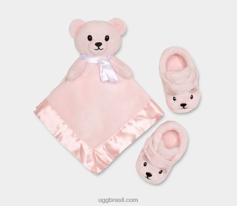 rosa concha 4VTTD2021 UGG bebê bixbee e ursinho amoroso