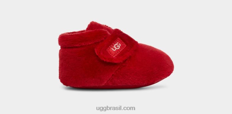 samba vermelho 4VTTD331 UGG bebê botinha bixbee e cobertor lovey