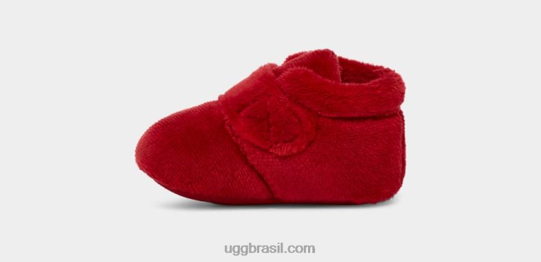 samba vermelho 4VTTD331 UGG bebê botinha bixbee e cobertor lovey