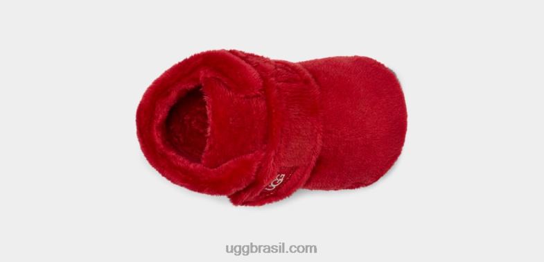 samba vermelho 4VTTD331 UGG bebê botinha bixbee e cobertor lovey