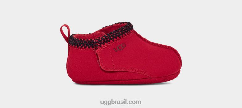 samba vermelho 4VTTD336 UGG bebê tasman e gorro