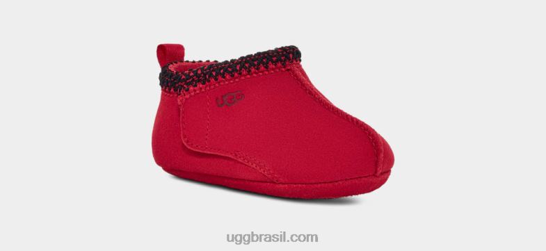 samba vermelho 4VTTD336 UGG bebê tasman e gorro