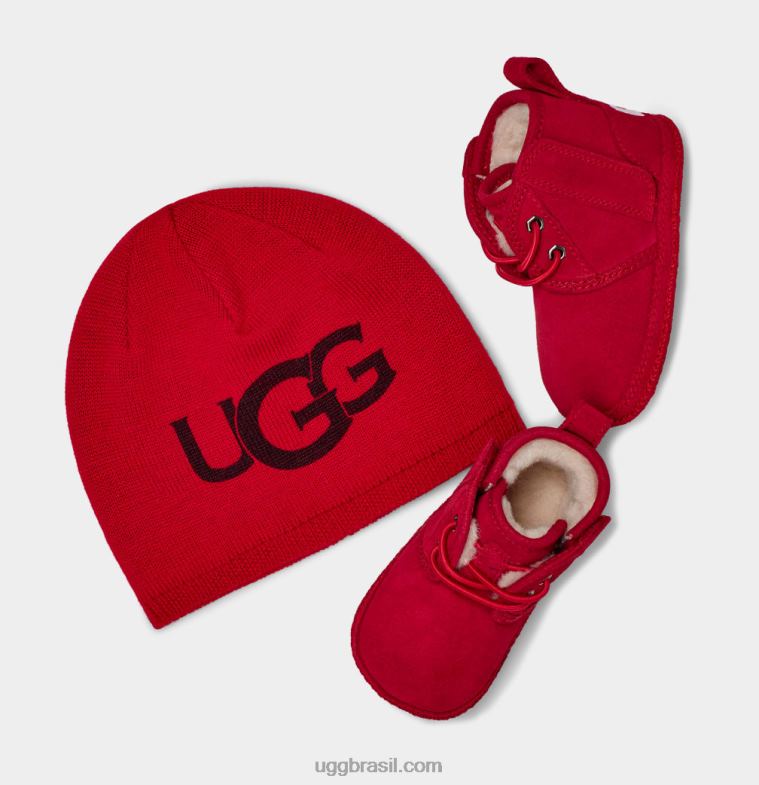 samba vermelho 4VTTD337 UGG bebê neumel & gorro