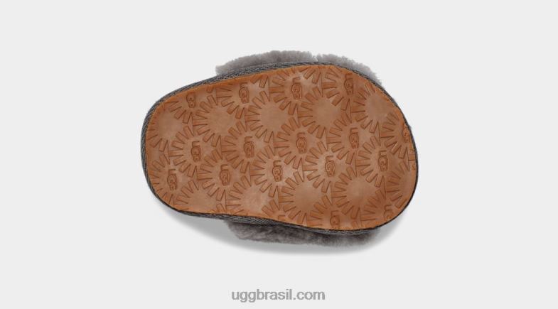 carvão 4VTTD2215 UGG bebê fluff sim slide e lovey