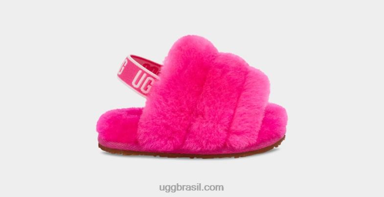 esteva 4VTTD2216 UGG bebê fluff sim slide e lovey
