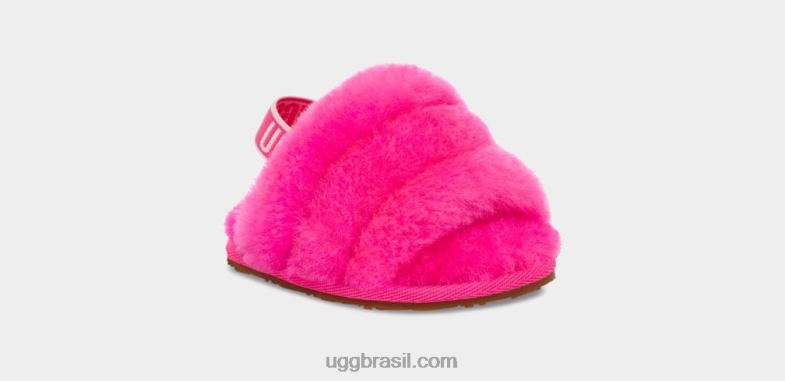 esteva 4VTTD2216 UGG bebê fluff sim slide e lovey