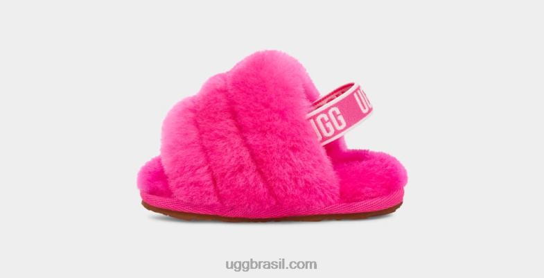 esteva 4VTTD2216 UGG bebê fluff sim slide e lovey
