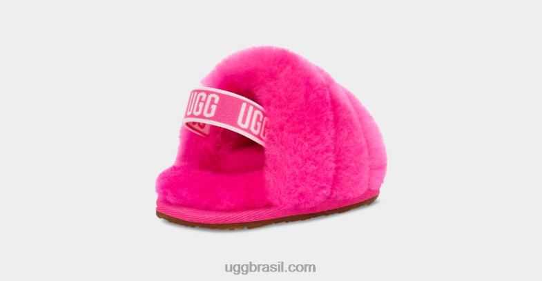 esteva 4VTTD2216 UGG bebê fluff sim slide e lovey