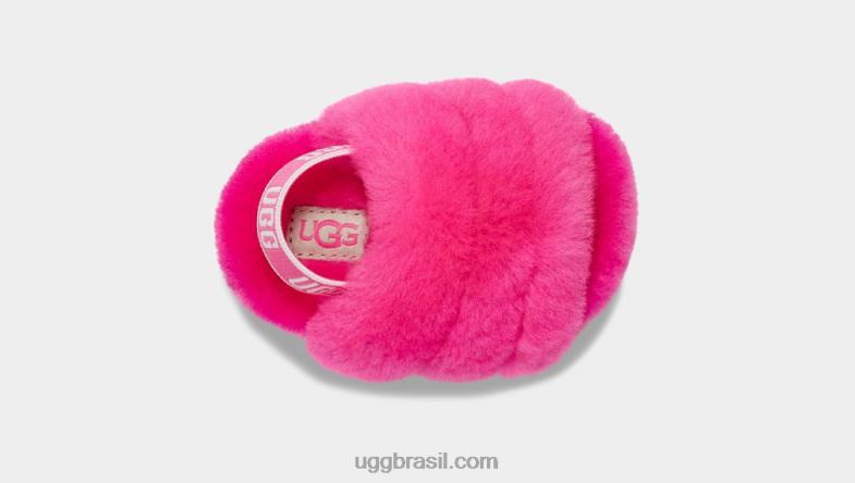 esteva 4VTTD2216 UGG bebê fluff sim slide e lovey
