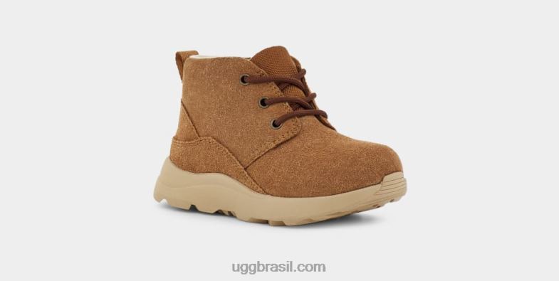 camurça castanha 4VTTD2095 UGG crianças canoa iii tempo