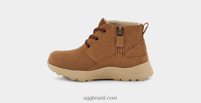 camurça castanha 4VTTD2095 UGG crianças canoa iii tempo