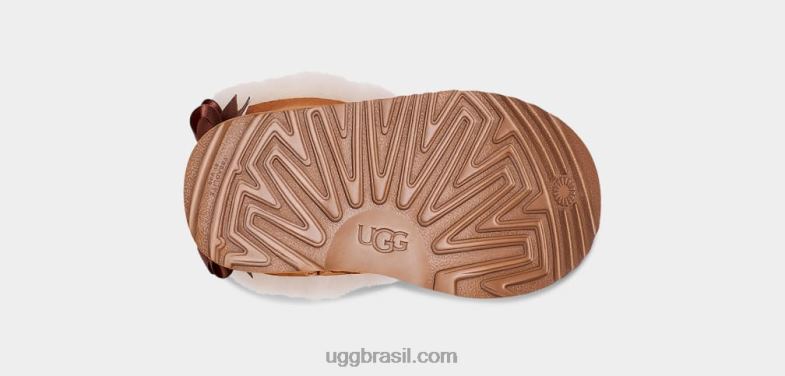 castanha 4VTTD1955 UGG crianças bota bailey bow ii