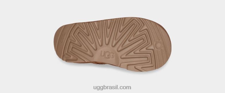 castanha 4VTTD1985 UGG crianças bailey bow xadrez punk
