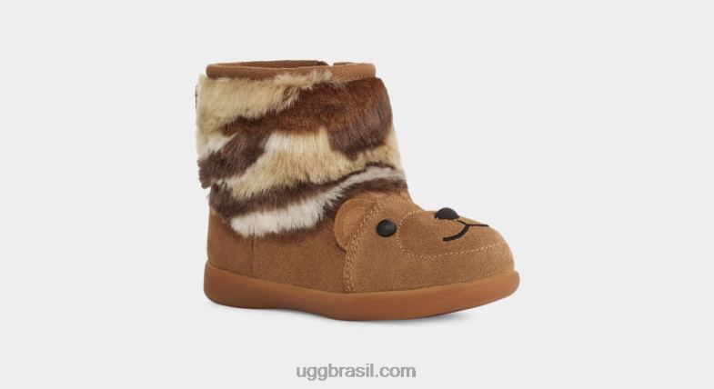 castanha 4VTTD319 UGG crianças ursinho de pelúcia