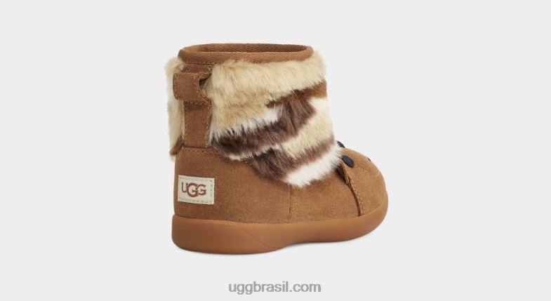 castanha 4VTTD319 UGG crianças ursinho de pelúcia