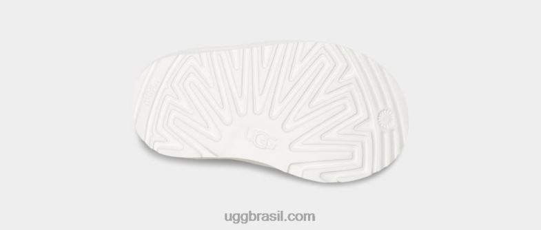 couro branco/branco 4VTTD311 UGG crianças couro neumel ii