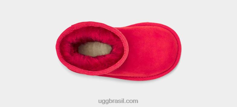 samba vermelho 4VTTD2003 UGG crianças inicialização clássica ii