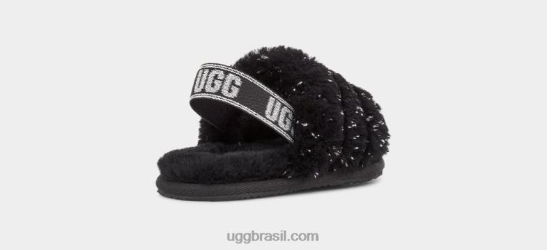 preto 4VTTD1995 UGG crianças fluff sim brilho metálico
