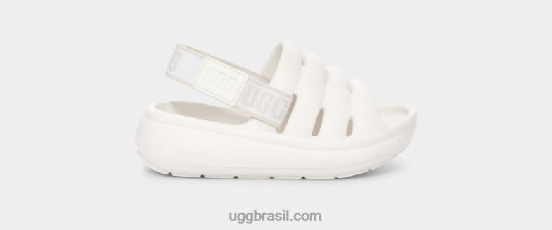 Branco brilhante 4VTTD1932 UGG crianças esporte sim