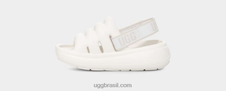Branco brilhante 4VTTD1932 UGG crianças esporte sim
