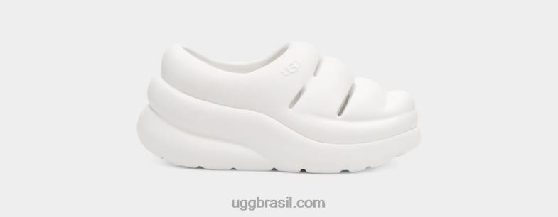 Branco brilhante 4VTTD2007 UGG crianças esporte sim tamanco