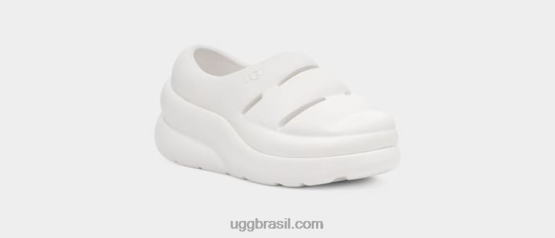 Branco brilhante 4VTTD2007 UGG crianças esporte sim tamanco