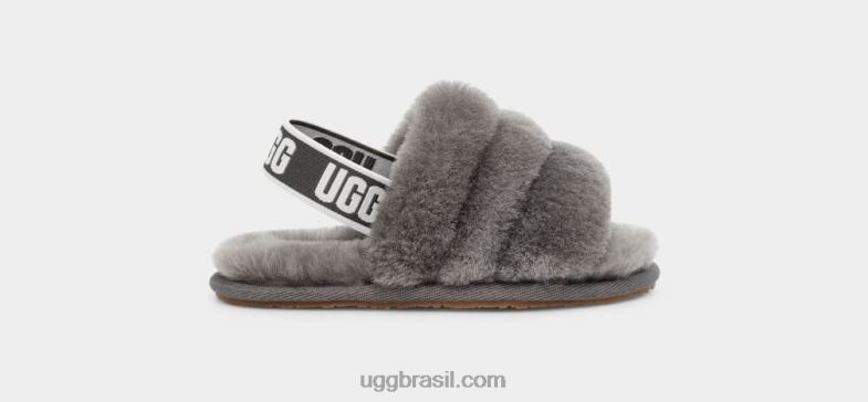 carvão 4VTTD1978 UGG crianças fofo sim deslize