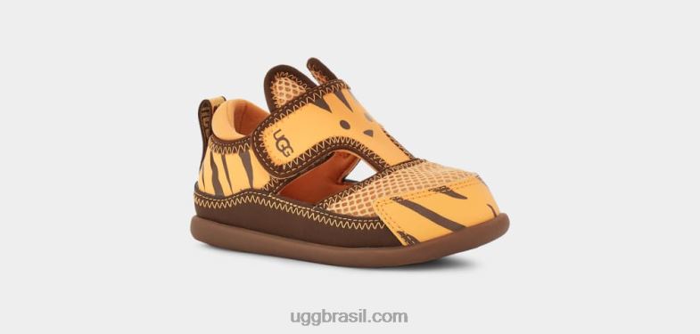margarida/terra escura 4VTTD2000 UGG crianças delta pelúcia tigre dedo do pé fechado
