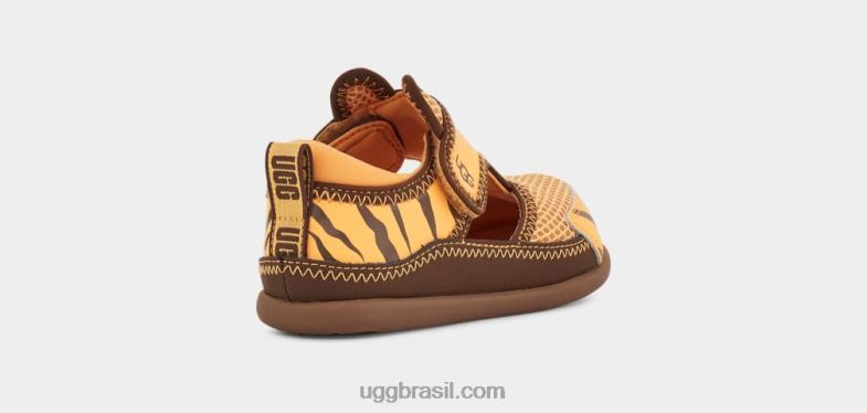 margarida/terra escura 4VTTD2000 UGG crianças delta pelúcia tigre dedo do pé fechado