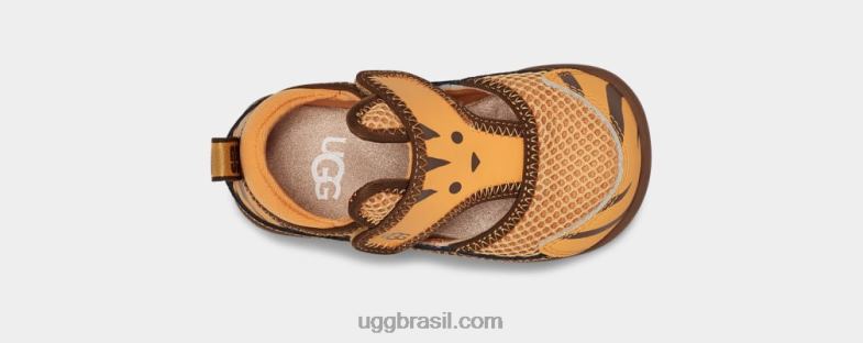 margarida/terra escura 4VTTD2000 UGG crianças delta pelúcia tigre dedo do pé fechado