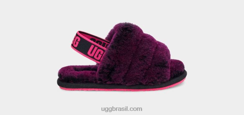 preto/rosa 4VTTD1996 UGG crianças fofo sim deslize