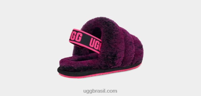 preto/rosa 4VTTD1996 UGG crianças fofo sim deslize