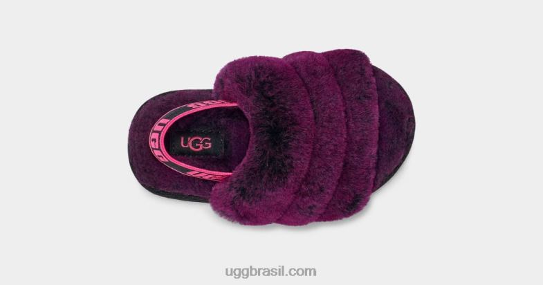preto/rosa 4VTTD1996 UGG crianças fofo sim deslize