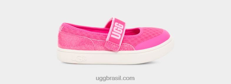 caramelo rosa 4VTTD307 UGG crianças rennon skimmer glitter