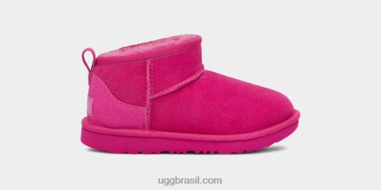 Sorbet de framboesa 4VTTD1737 UGG crianças clássico ultra mini