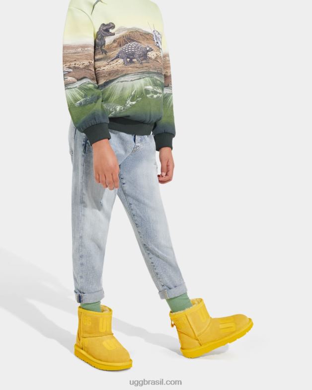 canário 4VTTD2335 UGG crianças clássico mini gráfico de dispersão