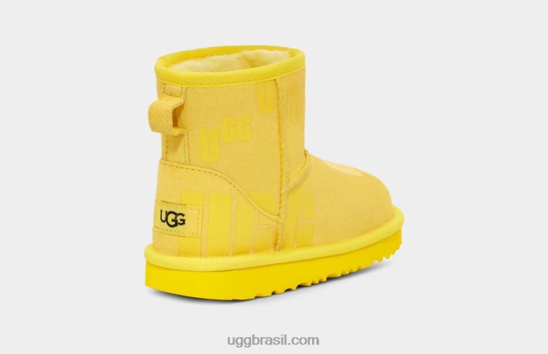 canário 4VTTD2335 UGG crianças clássico mini gráfico de dispersão