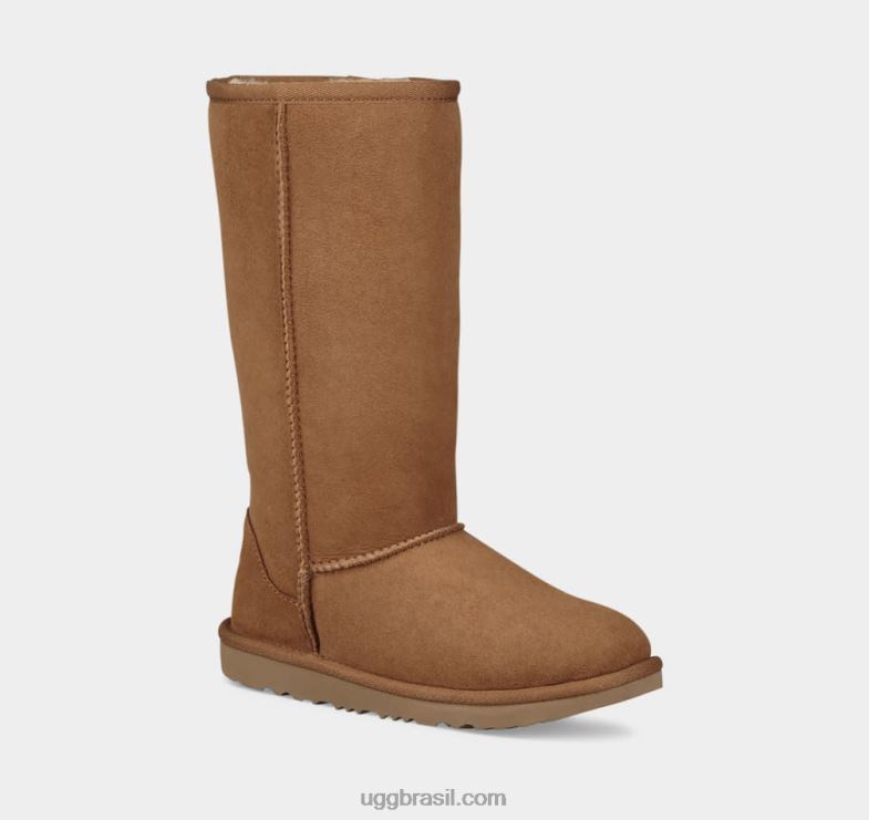 castanha 4VTTD1718 UGG crianças bota alta clássica ii