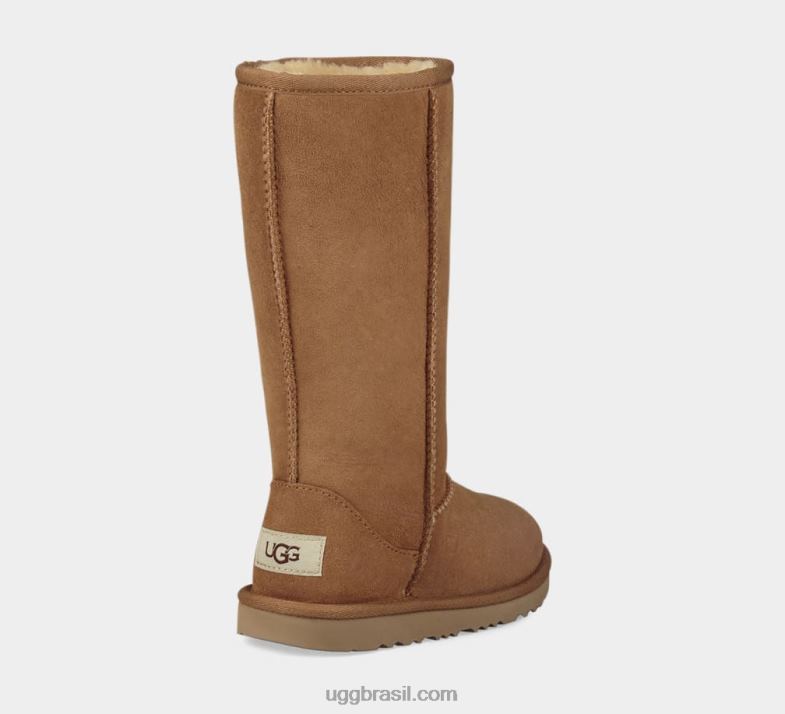 castanha 4VTTD1718 UGG crianças bota alta clássica ii